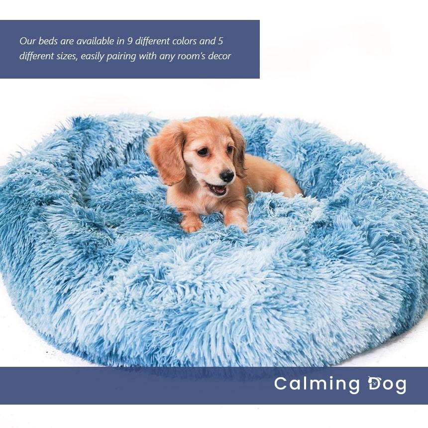 large calming dog bed